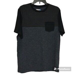 Hawk Black/Gray Short Sleeve Large T-shirt